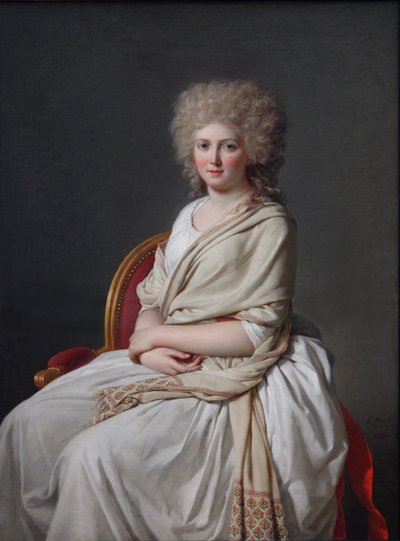 Portrait by Jacques Louis David